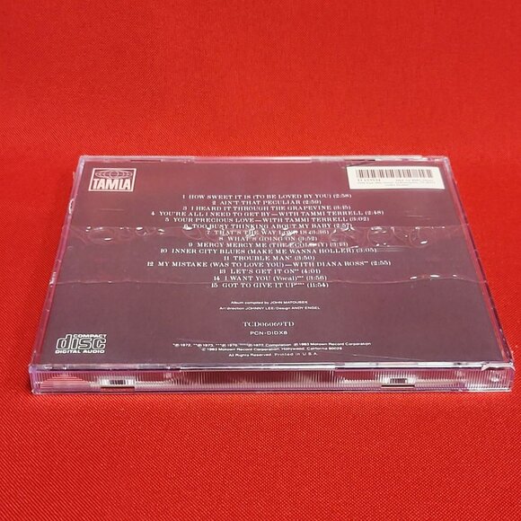 Marvin Gaye 15 Greatest Hits Compact Performances CD 1983 New Sealed - Picture 4 of 8